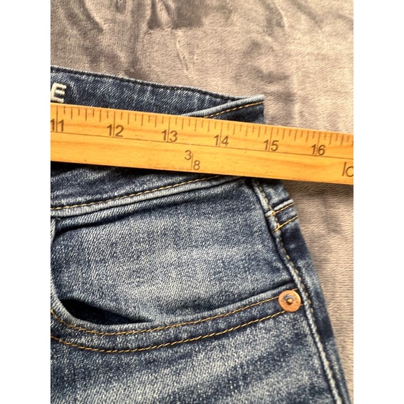 American Eagle Airflex+ Temp Tech Slim Jeans Mens 30x32 Blue Medium Wash Stretch - Picture 4 of 8